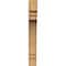 Ekena Millwork Pescadero Smooth Corbel, Western Red Cedar, 3 1/2"W x 12"D x 28"H COR04X12X28PEC00SWR - alternate 3
